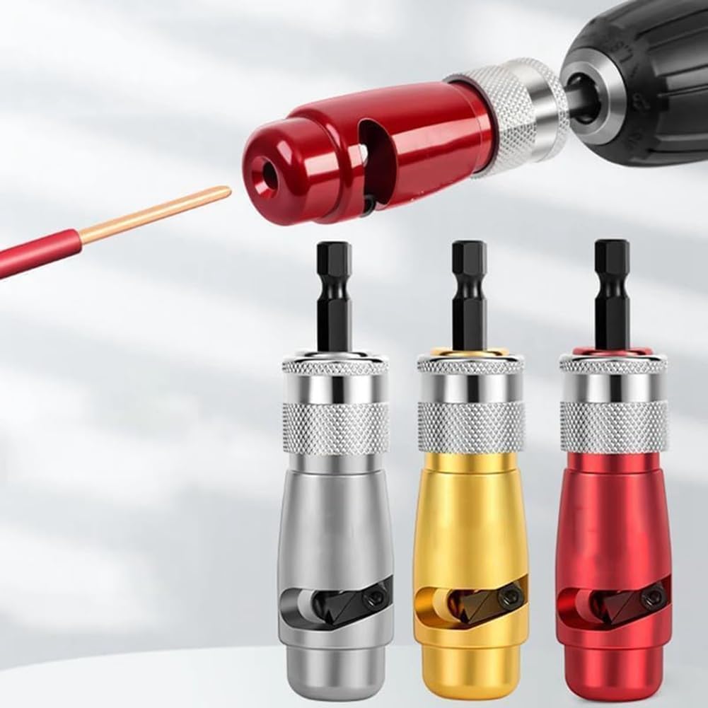Stroagymoon Electric Wire Stripper,Portable Wire Twisting Tool Nut Twister for Drill,Cable Peeling and Stripping Connector Easy Install -4.0 - Image 3