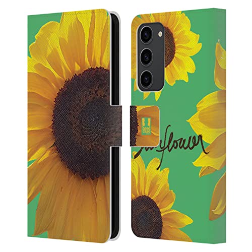 Housse Samsung S23+ Tournesol avec porte-cartes et support vidéo
