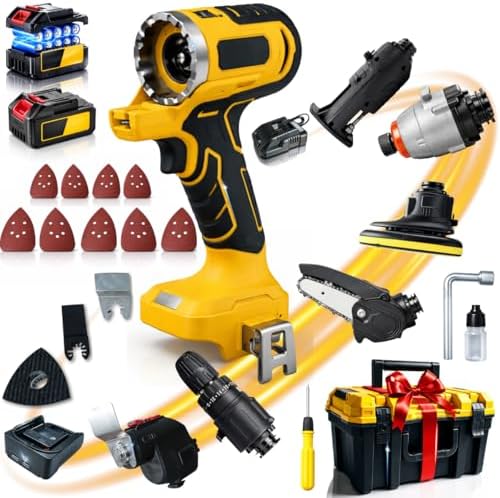 Kit ferramentas sem fio multifuncional furadeira parafusadeira ch...