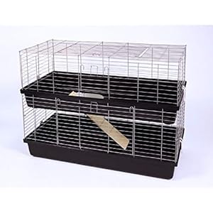 Caviakooi konijnenkooi dubbele kooi 1,2 meter