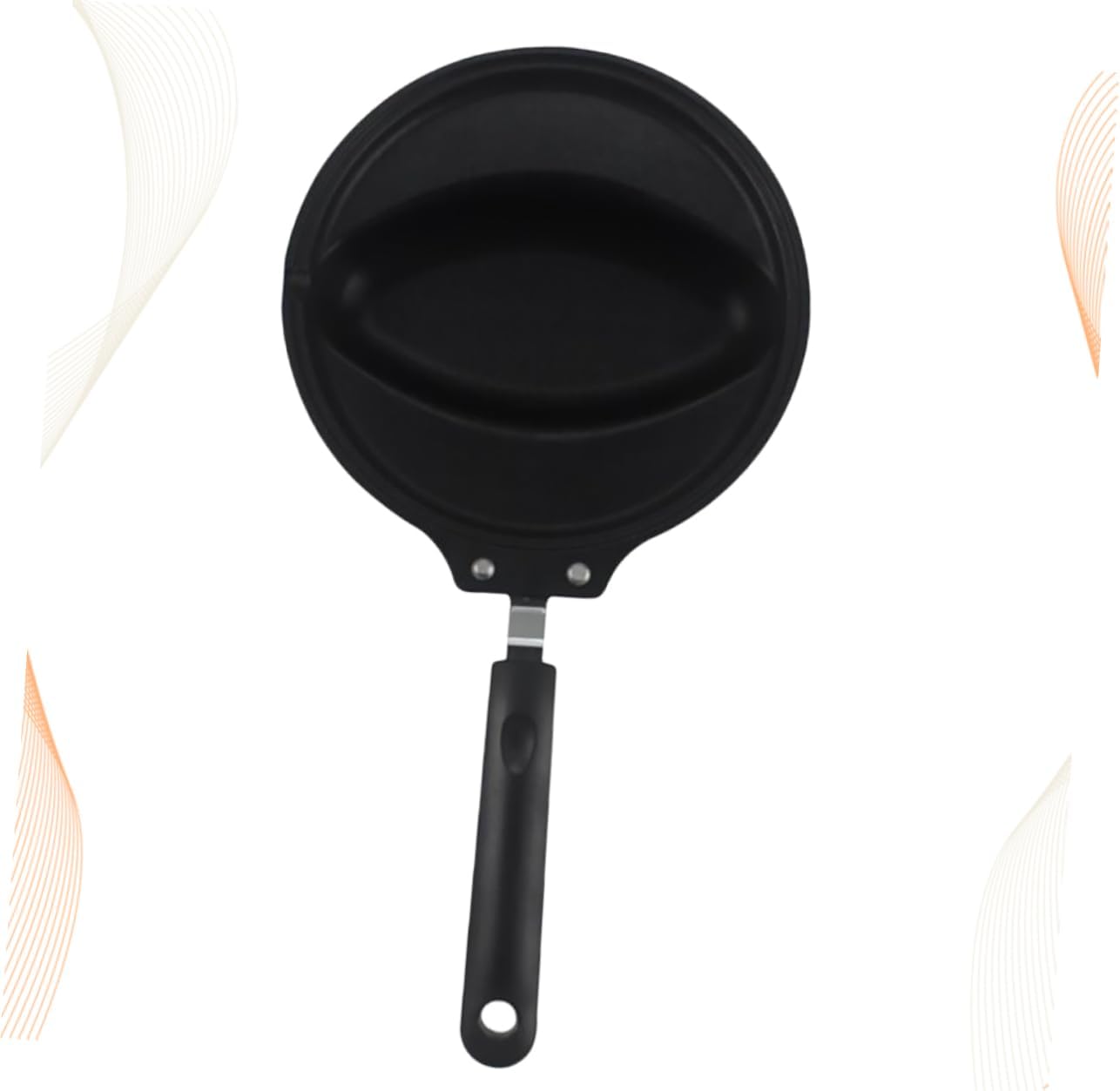 PRETYZOOM Omelet Rice Pot Non-stick Frying Pan Aluminum Construction Sturdy Handle Easy Cleaning Omelette Egg Pan Home Cooking