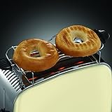 Russell Hobbs 23334-56 Toaster Colours Plus+ Classic Cream, Schnell-Toast-Technologie, Brötchenaufsatz, 1670 Watt, Creme - 6