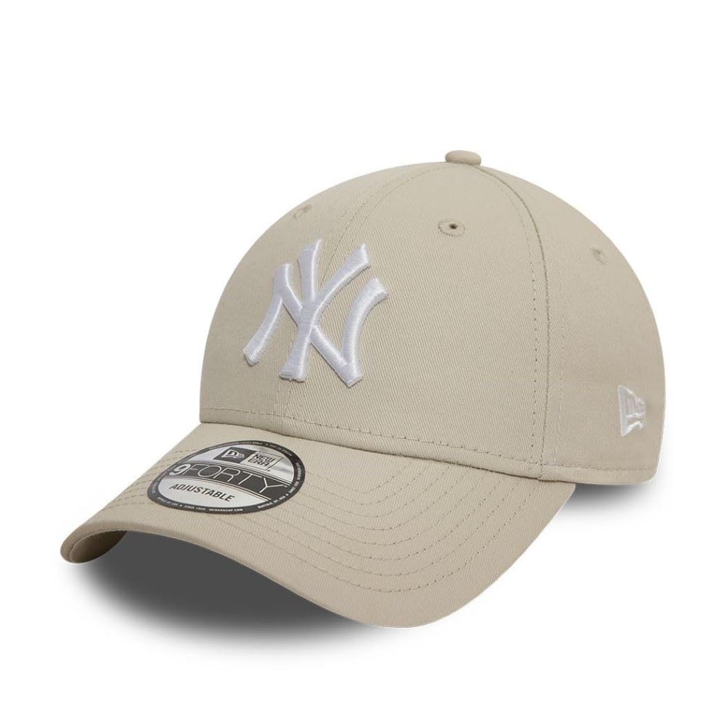 New Era New York Yankees MLB League Essential Beige 9Forty Adjustable Snapback Cap โ image 1