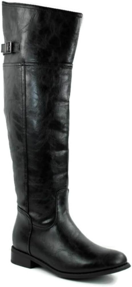 Breckelle's Rider-82 Round Toe Knee High Flat Boots