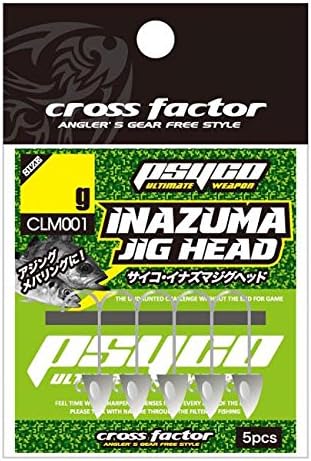 クロスファクター Cross Factor サイコイナズマジグヘッド 3 0g Clm001 3 0 クロスファクター Cross Factor スポーツ アウトドア Amazon