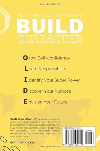 Kidz of Change GLIDE GUIDE: A workbook to grow in character + confidence