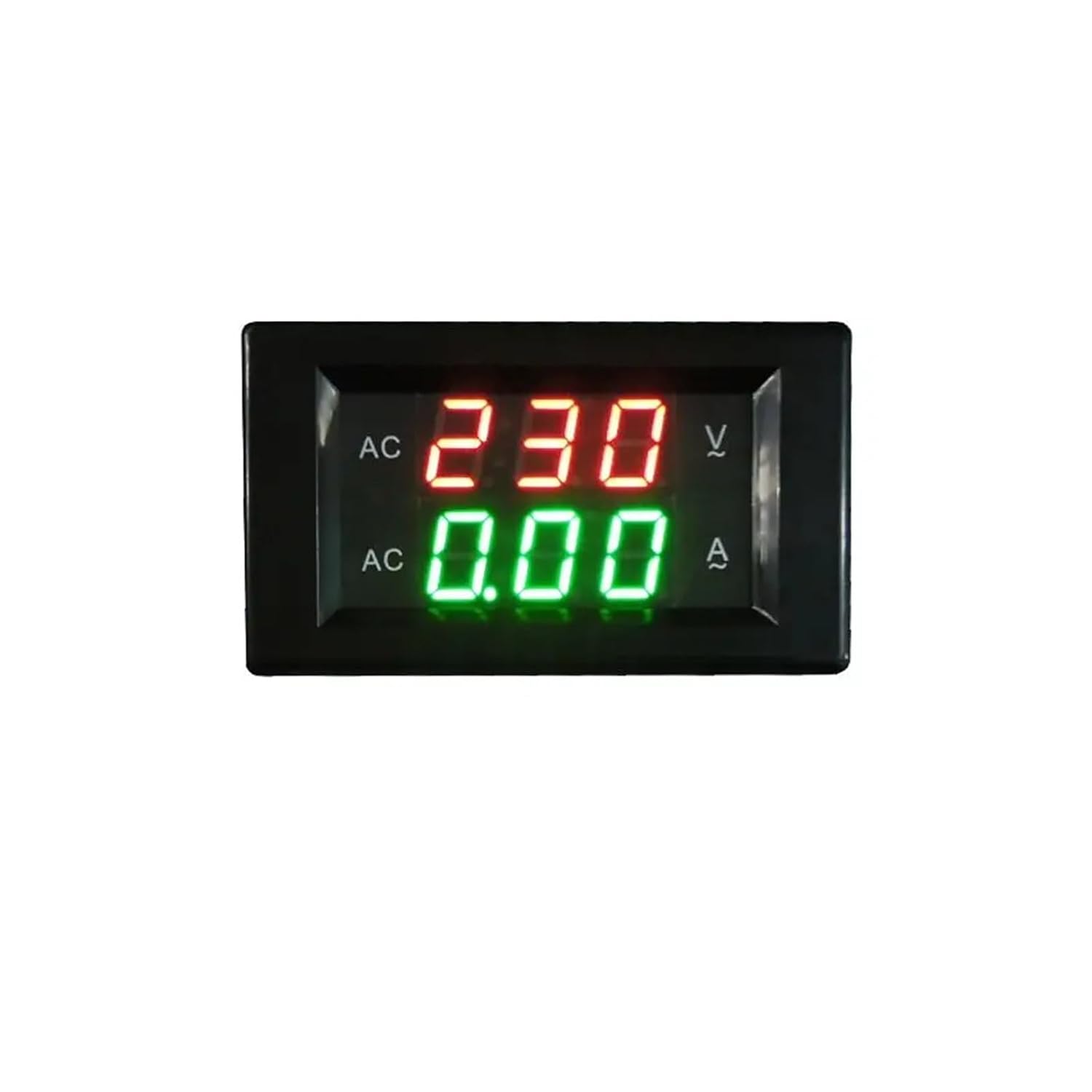 LED Digital VA Dual Meter AC 100A Voltage | [](Black,AC130-500V)