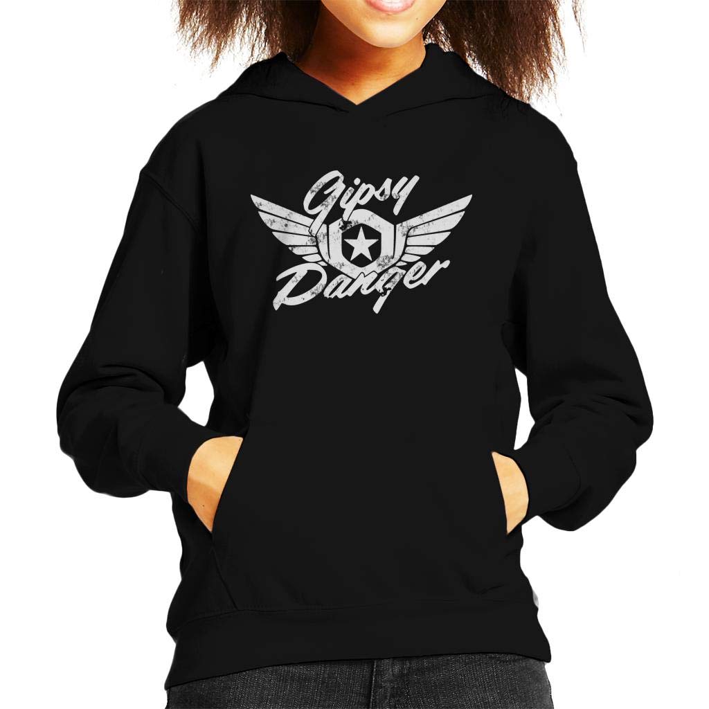 Cloud City 7 Black Pacific Rim Gipsy Danger Kid's Hooded Sweatshirt