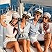 DPLin Yacht Captain Sailor Accessories Costume include Captains hats Men, Sailor Hat Women,Scarf, Sunglasses Halloween Dressing up Party