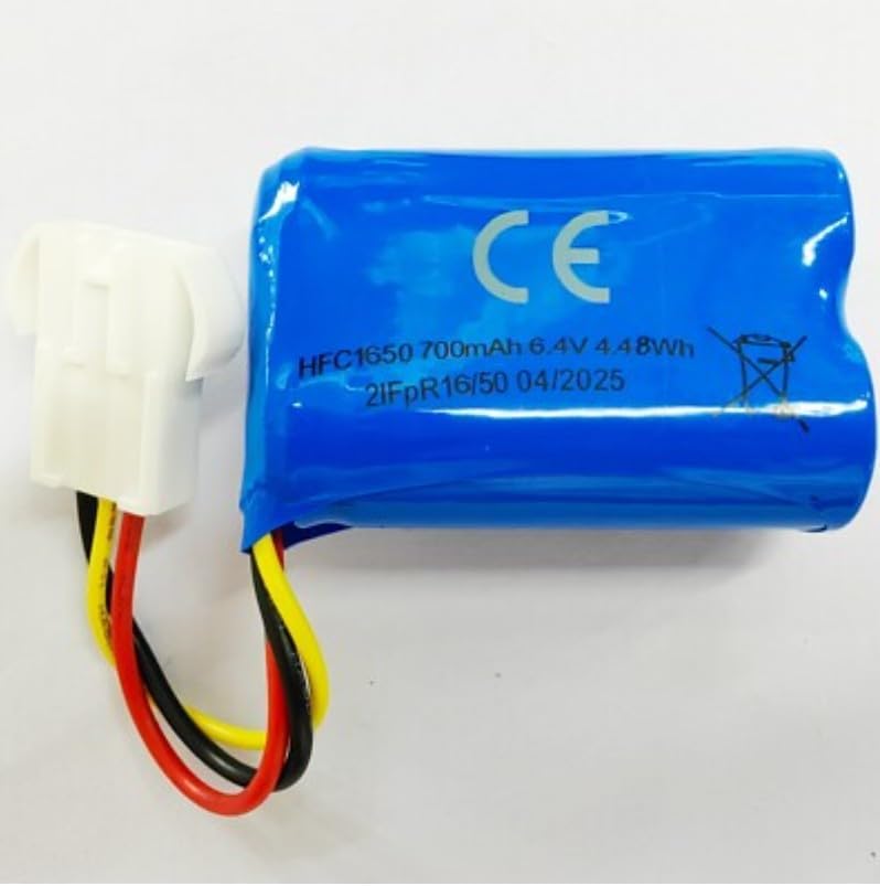 6.4V 900mAh Life Battery+ EL4.5-3P Rev Female Plug for RC Buggy Car Truck Boat