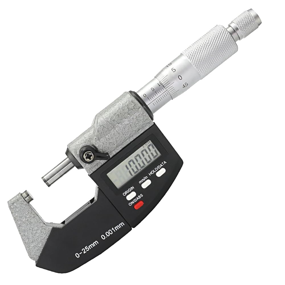 Yrreaty Digital Electronic Outside Micrometer 0-25Mm 0.001 Mm Lcd Display Caliper Screen Measuring Tool High Quality 0-25Mm