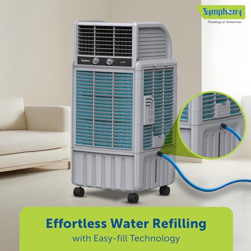 Image of Symphony More 4D 125 Desert Air Cooler | 4-Side Honeycomb Cooling Pads | 5 Star Rated | Silent Operation | Rapid Chill Technology | Easy-Fill Technology | i-Pure+ Technology | 3-Year Warranty