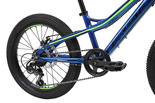Foto von BIKESTAR Alu Mountainbike Jugendfahrrad 20 Zoll ab 6-9 Jahre Hardtail | 7 Gang Shimano Schaltung, Scheibenbremse, Federgabel | Kinder Fahrrad Blau Grün | Risikofrei Testen