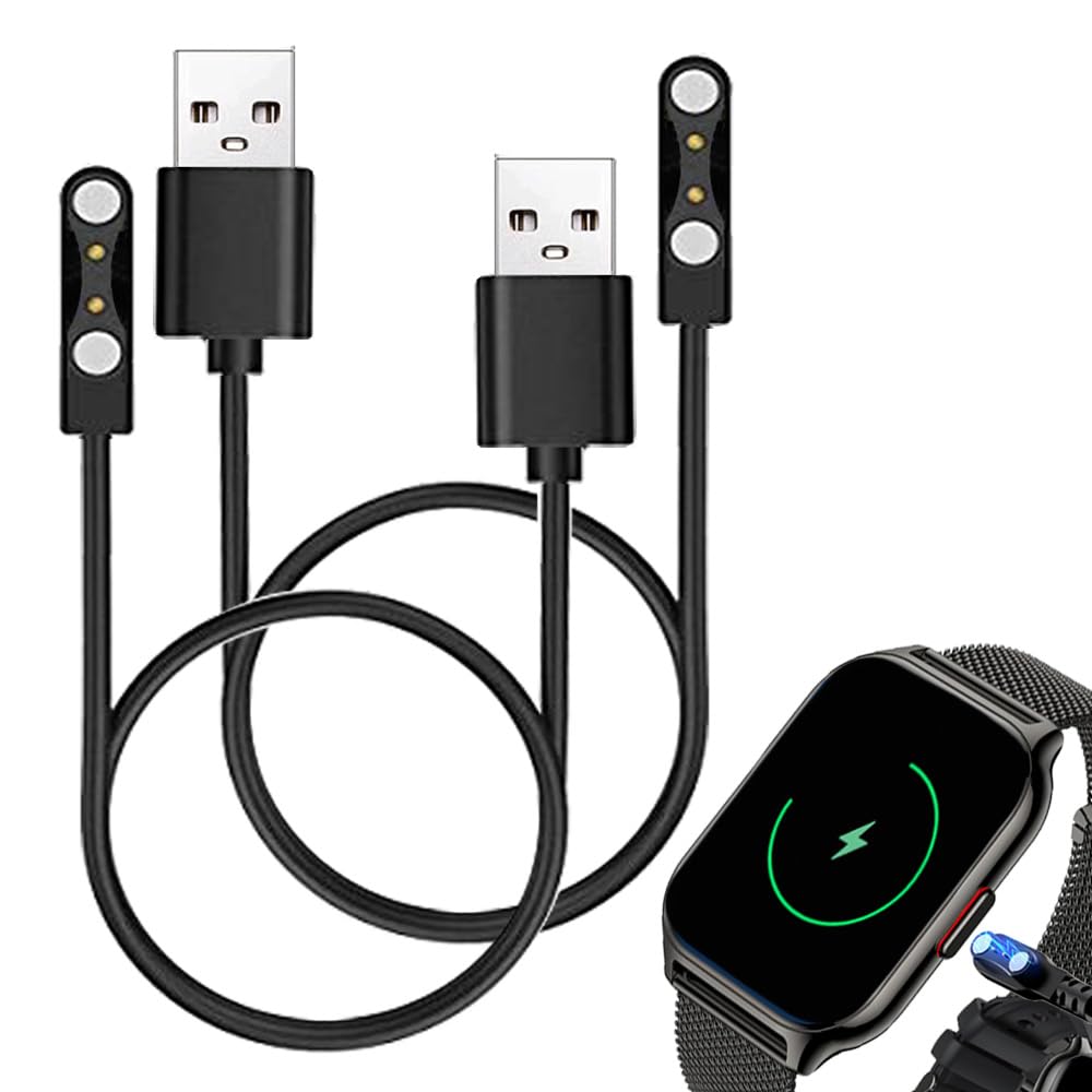 smaate Smart Watch Cables Compatible with Popglory Kimeag ZOSKVEE P95 2.01” and SKG V7 1.95