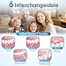 Water Flosser, Rechargeable 300ML IPX7 Waterproof Cordless Portable Oral Irrigator with 4 Modes & 6 Replaceable Jet Tips-Professional Flossing Cleaner for Daily Home Use,Travel,Gums,Braces Care-Black
