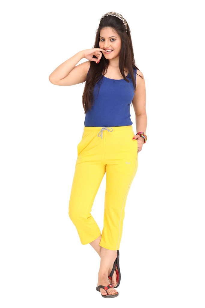 colors & blends Women's Cotton Blend Capri-picture-28