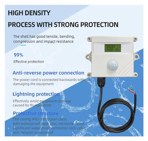 Sensor de iluminancia SD2160B con pantalla de alta precisión 485 industrial 7