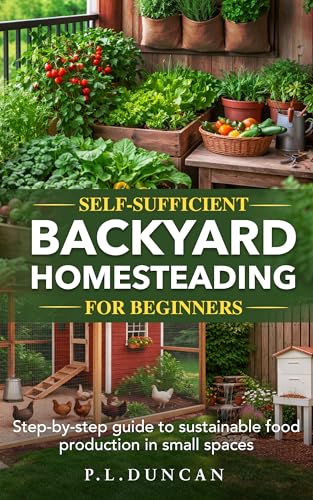 Self-Sufficient Backyard Homesteading for Beginners: Step-by-step guide to sustainable food