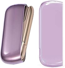 jbTec Schutz-Hülle Case kompatibel mit IQOS 3.0 / Duo - Tasche Zubehör Etui Cover Schale E-Zigarette Bag, Farbe:Lila-Transparent
