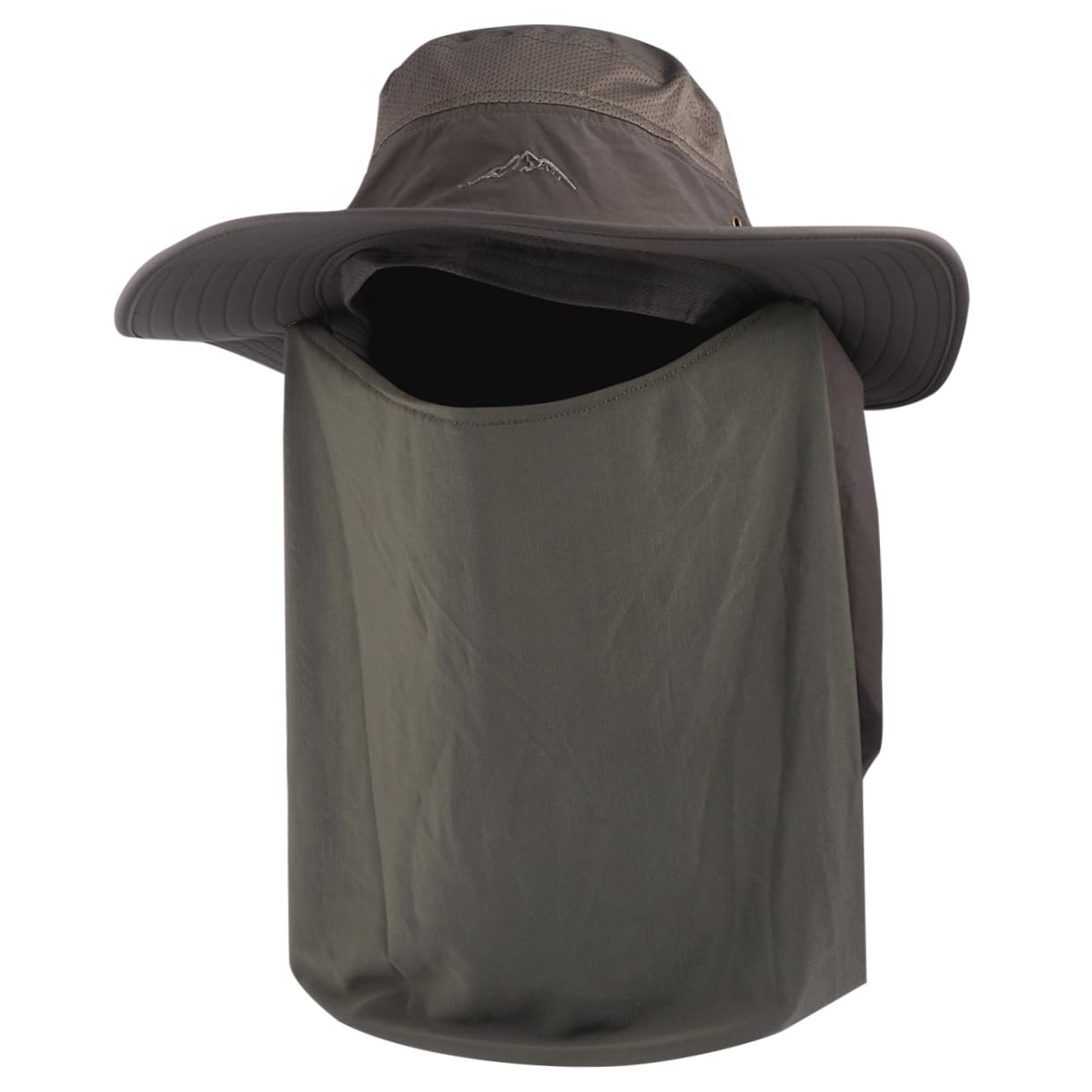 Yardwe Cappello da Pesca Fishermans Hat Leggero Anti-UV Verde