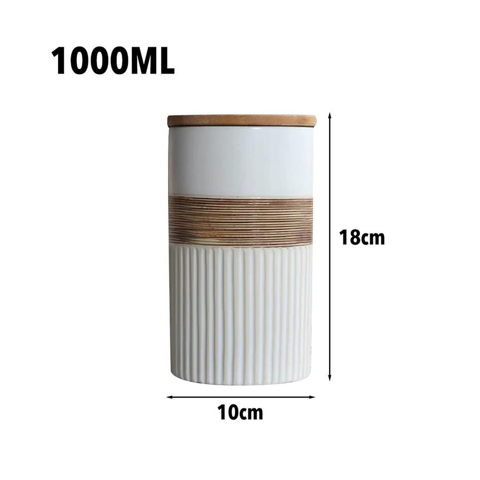 QINGGANGLING999 Kaffeedosen Kreativer keramischer Kaffeebohnenglas handgefertigte lagerung Flasche versiegelte kaffeeflasche küche Beil Kaffeedose Luftdicht