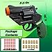 SCIERLOL Toy Revolver Gun, Educational Model Toys, Soft Bullet Toy, Gifts for Ages 14+