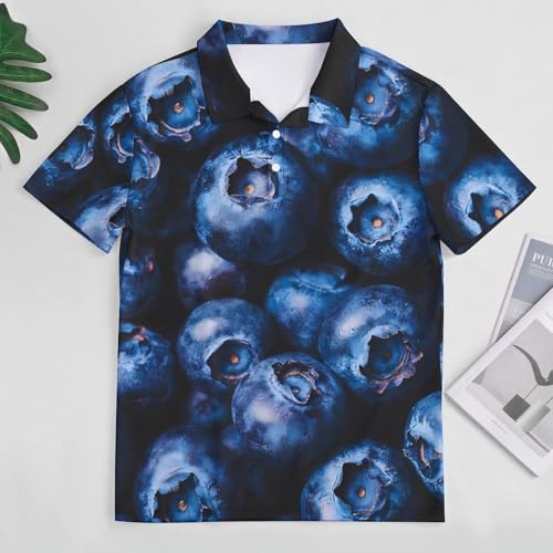 Polo de mujer para el ocio Blueberries ideal para paseos veraniegos 3