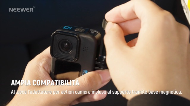 Adattatore regolabile a 90 gradi con filettatura maschio da 1/4 di