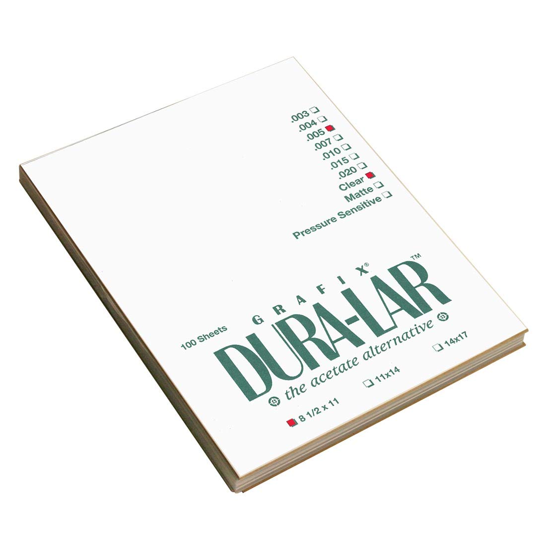 Grafix Dura-Lar Clear Acetate Alternative