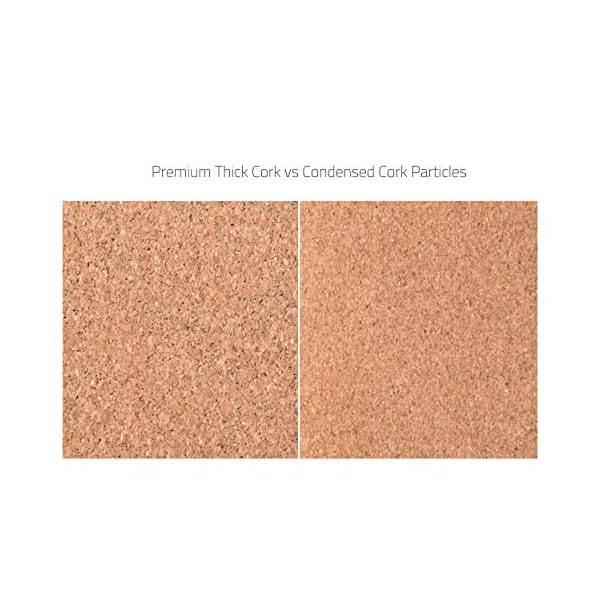 Luxury Cork Yoga Mat - Non Slip, Extra Thick Grip. Thicker, Longer, and Wider for More Comfort and Support. Tough Enough For Hot Yoga. Natural, Non Toxic, and Eco Friendly. Optional Alignment Lines.