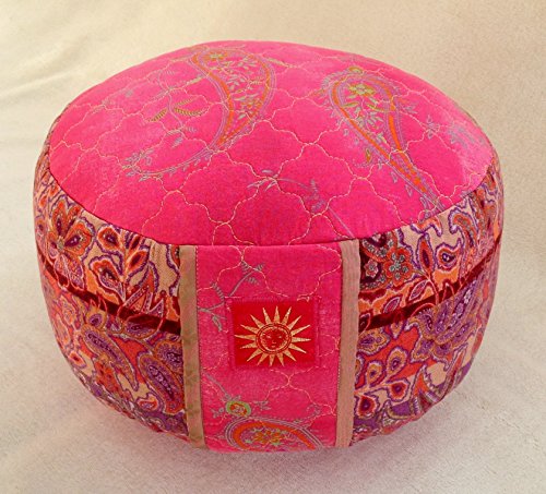 Meditation Yoga Cushion with Removable Bassetti Cover Tantra Meditation Lotus Mandala Yoga