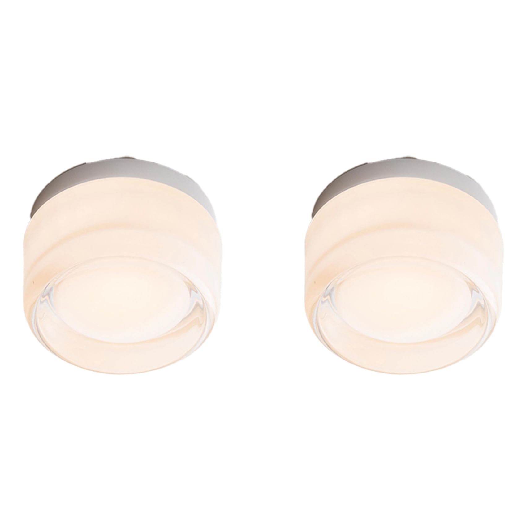 Hndhbfgrt 2X Led Wall Lamps for Bedroom Indoor Outdoor Led Round Sconce Light Fixtures Background Luminaire Acrylic Light,E