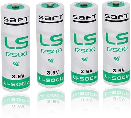 XIAOXX (4 unidades) 3.6V 3600mAh LS17500 Reemplazo de batería de litio para medidores de agua CNC, convertidores de frecuencia