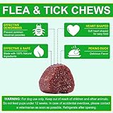 Flea und Zeckenprävention für Hunde Kauen, Zeckenschutz Weiche Tabletten, Natürliche Hund Flea Zeckenkontrollergänzung Orale Pillen,Zeckenschutz, Schädlingsschutz - Peking Ente Aroma (375g,150chews)