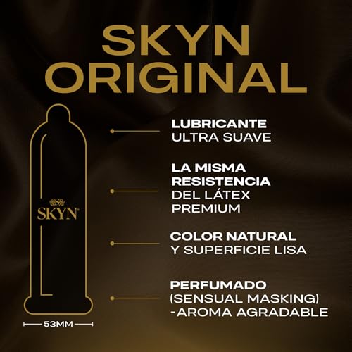Miniatura 3 de Preservativos SKYN Original (40 unidades) 100% sin látex, condones ultrasuaves compatibles con nuestros lubricantes