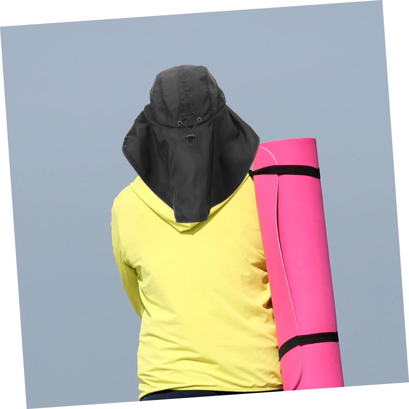 Abaodam Sonnenhut für Uv Schutz Großer Krempe Faltbare Strandkappe für Outdoor Aktivitäten Atmungsaktive Sommermütze mit Nackenschutz für Reisen