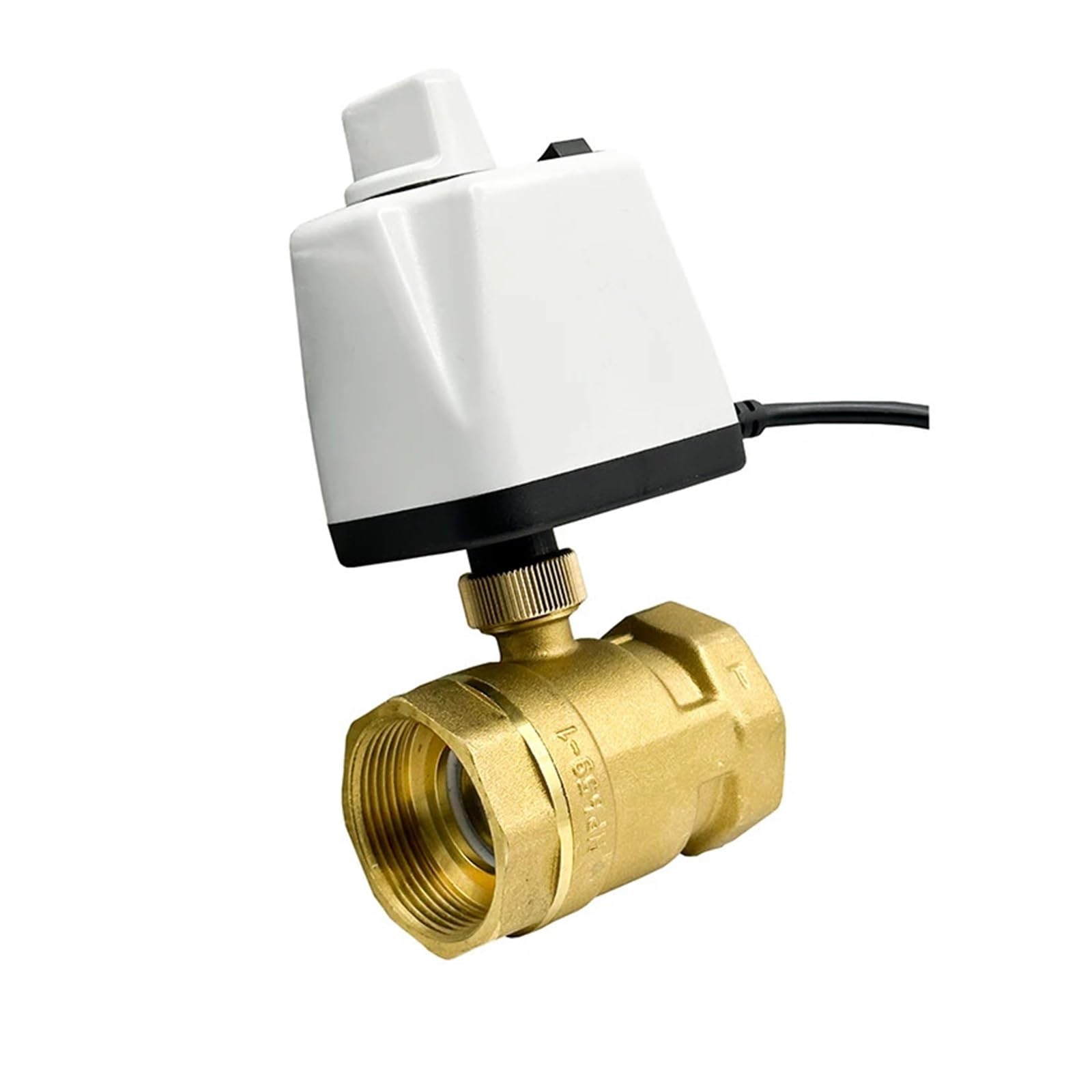 Mosiężny elektryczny zawór kulowy przełącznik ręczny 1/2", 3/4", 1", 2", 2 przewody, resetowanie momentu obrotowego 8 N·m, 220 V, 24 V, 12 V, 1 szt. (3/4", 220VAC_NORMALLY CLOSED)