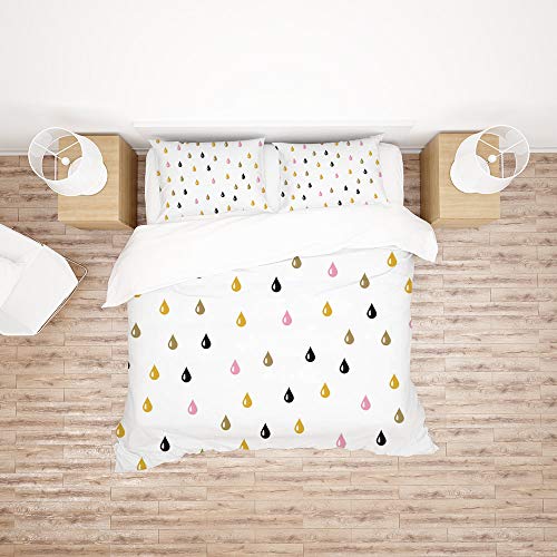 Parure de lit multicolore en polyester durable pour une chambre d'hôtel - 3