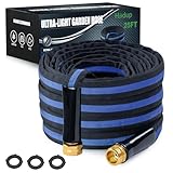 HODUP Ultra Lightweight 25FT Garden Hose - Heavy-Duty Kink-Free Flexible Hose,...