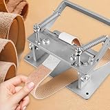 JJoias Máquina Peladora De Cuero Manual, Divisor De Cuero para Adelgazamiento De Tiras, Herramienta para Pelar Y Pelar Divisor, Herramienta De Corte De Tiras De Bricolaje,15×10cm