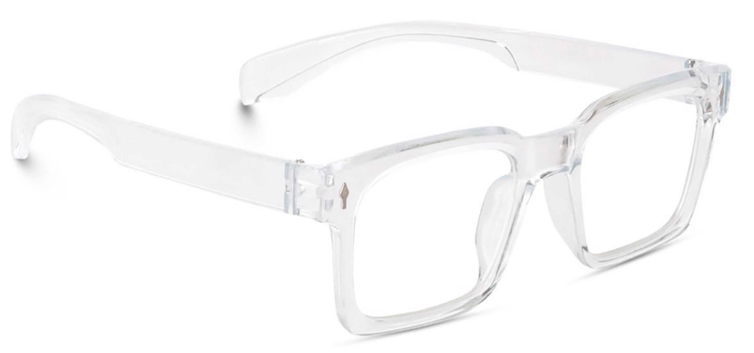 Square Transparent Clear Zero Power Lightweight Glasses Optical Frame Specs Eyeglasses