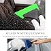 Gasedin 2 PCS Window Tint Tool Kit, Felt Edge Squeegee Windshield Water Scraper with Non-Slip Handle, Felt Squeegee Window Tint Vinyl Wrapping Tool for Vehicle Home, Car Accessories (Green)