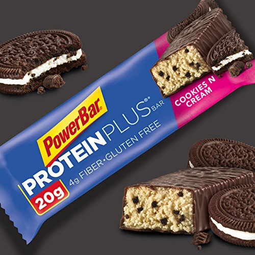 PowerBar Protein Plus Bar, Cookies & Cream, 2.15 Ounce (Pack of 15) - Thumbnail 2