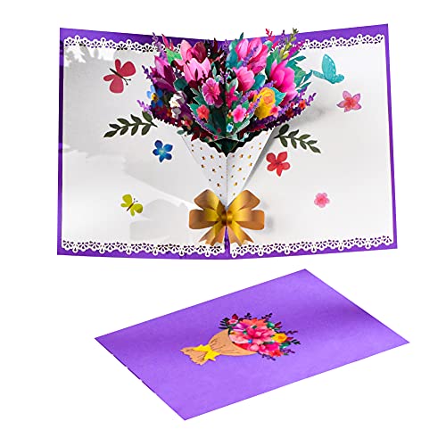 Magic Ants Carte de vœux 3D Pop Up pour la fête des mères - Carte d'anniversaire pour maman - Carte d'anniversaire pour femme - Carte de remerciement pour Thanksgiving Day - Bonne rétablissement Cover