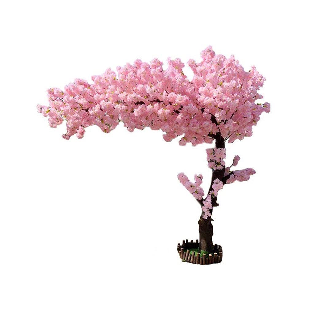 HCZKIUJY Simulation tree Artificial Large-scale Cherry Tree Simulation Tree Indoor And Outdoor Decoration Fake Plant Decoration Shopping Mall Wedding