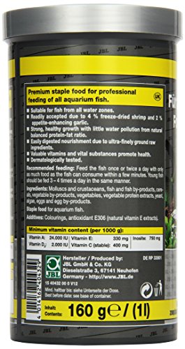 JBL Gala 40432, Premium alleen voer voor aquariumvissen, vlokken, 1 l - Afbeelding 3