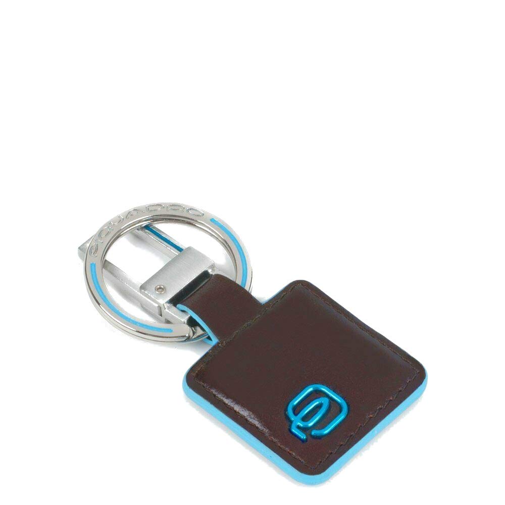 Piquadro Portachiavi In Pelle Con Anella E Moschettone Llavero Unisex (Pack de 1)