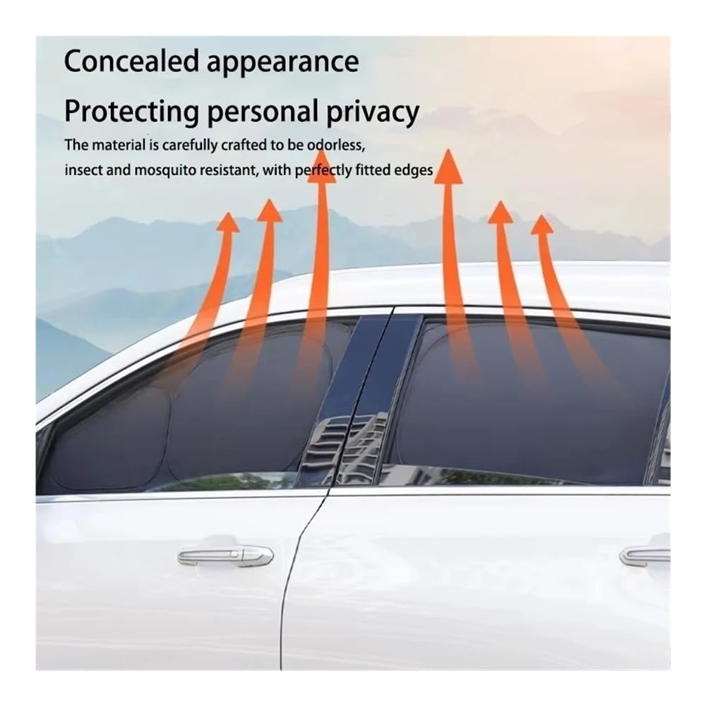 Parasol para Coche Parasol Delantero Trasero para Ventana Lateral, Parabrisas Aislado, Visera para Modelo Y para Juniper 2025
