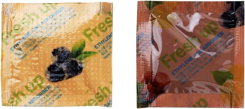 2 Gram (30 Pack) Produce Saver Ethylene Gas Absorber – Produce Freshness Packets Produce Saver to Extend Freshness of Vegetables, Flowers, Fruits, Banana, kiwi, apple, tomato, avocado