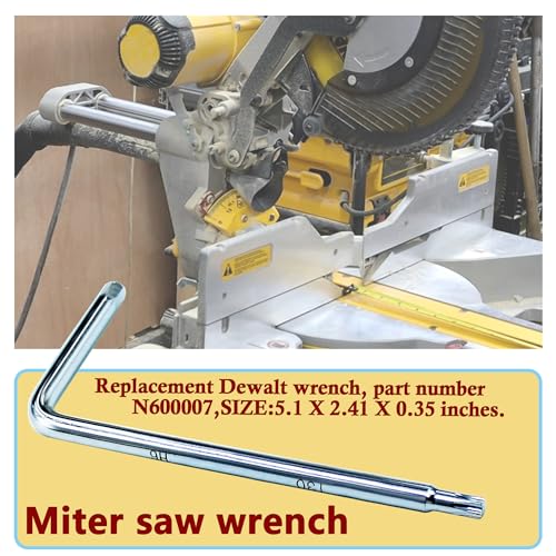 Miter Saw Wrench N600007 Fits For Dewalt Miter Saw DWS713 DWS779 DWS780 DWS715 DCS361M1 (1 Pcs)